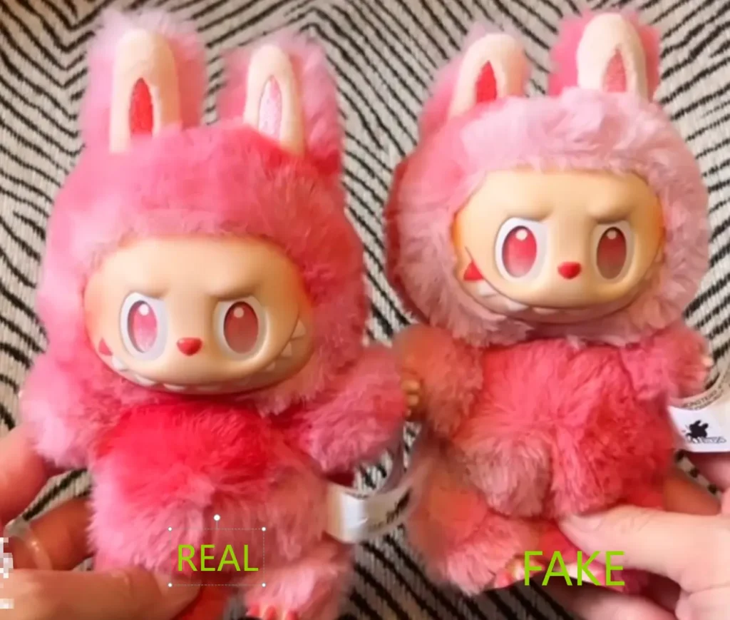 labubu Fake vs real 02