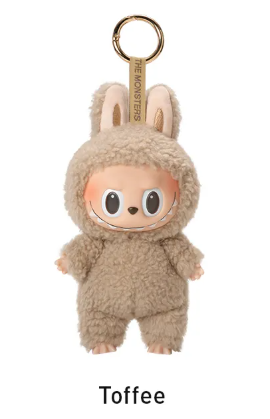Toffee Labubu — macaron labubu card & figure close-up