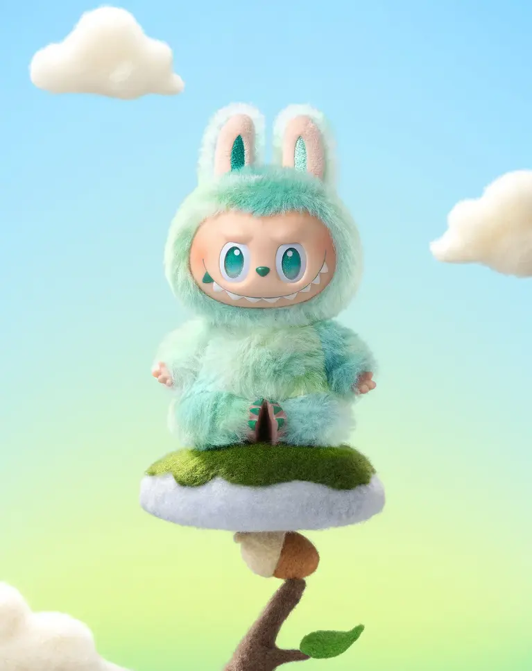 Side-by-side Labubu V3 soft vinyl vs standard PVC under neutral light