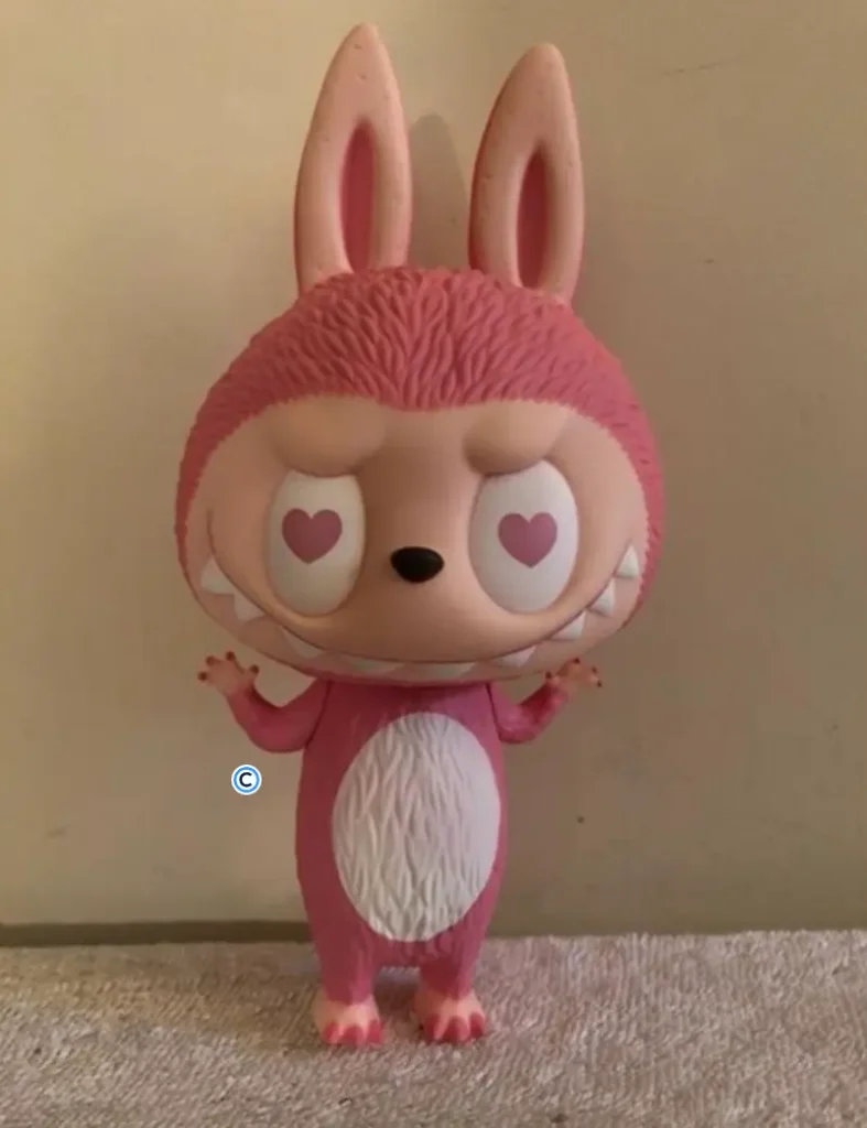 Side-by-side Labubu V3 soft vinyl vs standard PVC under neutral light